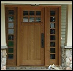 Classic Craftsman 6/3 Entry system with divided sidelites