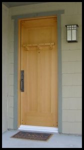 Exterior view of California Craftsman #2 entry door